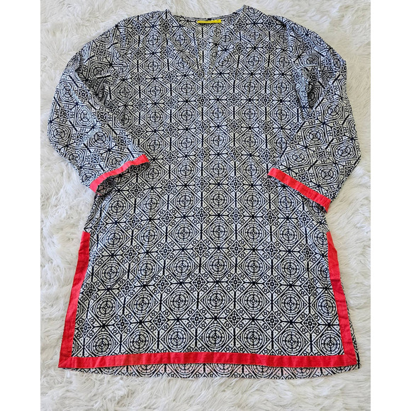 Roberta Roller Rabbit Women's Patterned‎ 100% Cotton Tunic. Size XS - Picture 1 of 8